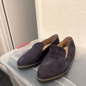 Wedge platform loafers